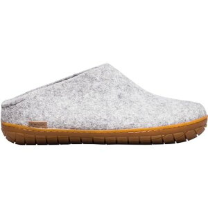 (���) �O���[���b�v �U �X���b�|�� ���o�[ �X���b�p Glerups The Slip-On Rubber Slipper Grey/Tan