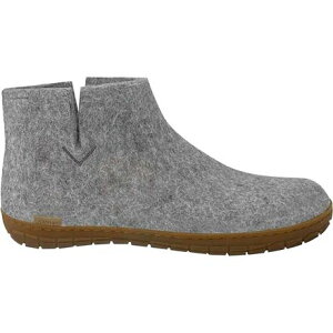 (���) �O���[���b�v �U �u�[�c ���o�[ �X���b�p Glerups The Boot Rubber Slipper Grey/Tan