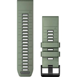 (���) �K�[�~�� �N�C�b�N�h���C �V���R�[�� �X�|�[�c �E�H�b�` �o���h Garmin QuickFit Silicone Sport Watch Band Willow/Graphite Silicone