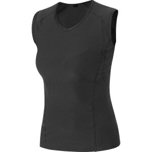 (���) �S�A�E�F�A ���f�B�[�X �x�[�X ���C���[ �X���[�u���X �V���c - �E�B�����Y GOREWEAR women Base Layer Sleeveless Shirt - Women's Black