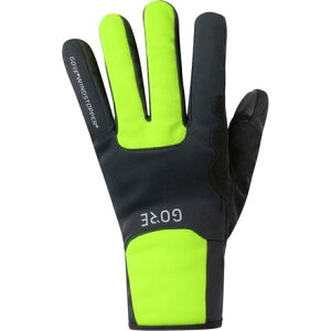 (���) �S�A�E�F�A �����Y �E�C���h�X�g�b�p�[ �T�[�� �O���[�u - �����Y GOREWEAR men Windstopper Thermo Glove - Men's Black/Neon Yellow
