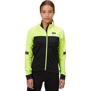 (���) �S�A�E�F�A ���f�B�[�X �t�@���g�� �T�C�N�����O �W���P�b�g - �E�B�����Y GOREWEAR women Phantom Cycling Jacket - Women's Black/Neon Yellow