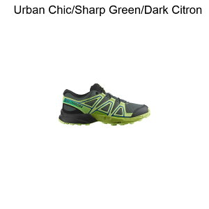 (���) �T������ �L�b�Y �X�s�[�h�N���X �V���[�Y - �L�b�Y Salomon kids Speedcross Shoe - Kids' Urban Chic/Sharp Green/Dark Citron