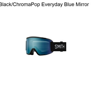 (���) �X�~�X �X�N�A�b�h S �S�[�O���Y Smith Squad S Goggles Black/ChromaPop Everyday Blue Mirror