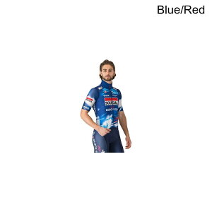 (���) �J�X�e�� �����Y �v�� ���C�g �E�B���h �x�X�g - �����Y Castelli men Soudal/Quick-Step Pro Light Wind Vest - Men's Blue/Red