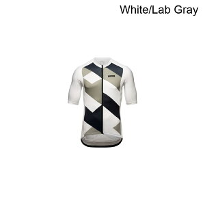 (���) �S�A�E�F�A �����Y �X�s���b�g �V�O�i�� �W���[�W - �����Y GOREWEAR men Spirit Signal Jersey - Men's White/Lab Gray