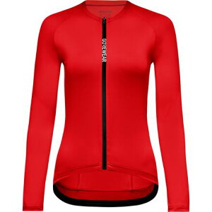 (���) �S�A�E�F�A ���f�B�[�X �X�s���V�t�g �����O-�X���[�u �W���[�W - �E�B�����Y GOREWEAR women SPINSHIFT Long-Sleeve Jersey - Women's Lab Red