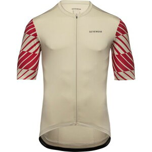 (���) �S�A�E�F�A �����Y �I�v�e�B�J�� �W���[�W - �����Y GOREWEAR men SWIFTRIDE Optical Jersey - Men's Tech Beige/Utility Red