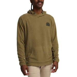 (���) �n�E���[�u���U�[�Y �����Y �p�� �f���[�� �t���[�X �u�[�f�B - �����Y Howler Brothers men Palo Duro Fleece Hoodie - Men's Mountain Grid-Fatigue