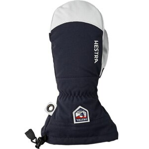 (���) �w�X�g�� �����Y �A�[�~�[ ���U�[ �w�� �~�g�� - �����Y Hestra men Army Leather Heli Mitten - Men's Navy