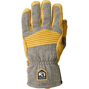 (���) �w�X�g�� �����Y �A�[�~�[ ���U�[ �N�����[�� �O���[�u - �����Y Hestra men Army Leather Couloir Glove - Men's Light Grey/Tan