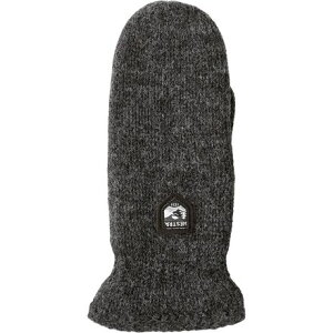 (���) �w�X�g�� ���f�B�[�X �x�[�V�b�N �E�[�� �~�g�� - �E�B�����Y Hestra women Basic Wool Mitten - Women's Charcoal