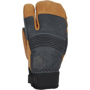 (���) �w�X�g�� �t���[���C�h �V�[�]�[�� 3-�t�B���K�[ �O���[�u Hestra Freeride CZone 3-Finger Glove Grey/Cork