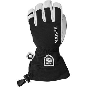 (���) �w�X�g�� �L�b�Y �w�� �X�L�[ �W���j�A �O���[�u - �L�b�Y Hestra kids Heli Ski Junior Glove - Kids' Black