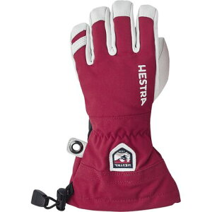 (���) �w�X�g�� �L�b�Y �w�� �X�L�[ �W���j�A �O���[�u - �L�b�Y Hestra kids Heli Ski Junior Glove - Kids' Red