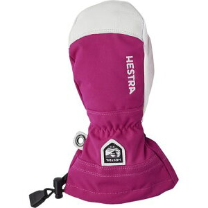 (���) �w�X�g�� �L�b�Y �w�� �X�L�[ �W���j�A �~�g�� - �L�b�Y Hestra kids Heli Ski Junior Mitten - Kids' Fuchsia