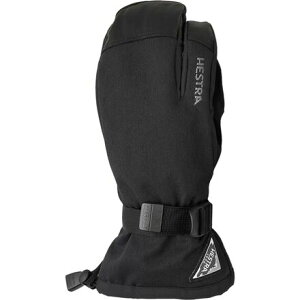 (���) �w�X�g�� �p�E�_�[ �K���g���b�g 3-�t�B���K�[ �O���[�u Hestra Powder Gauntlet 3-Finger Glove Black
