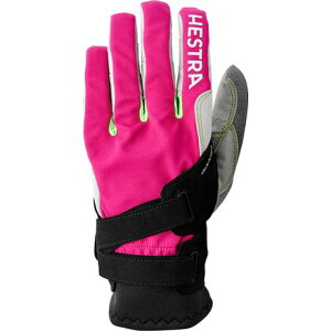 (���) �w�X�g�� XC �A�S�[ �O���b�v �V���[�N - 5 �t�B���K�[ �O���[�u Hestra XC Ergo Grip Shark - 5 finger Glove Fuschia/Light Grey