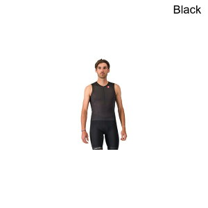 (���) �J�X�e�� �����Y �t���[ �X�s�[�h 3 �g���C �g�b�v - �����Y Castelli men Free Speed 3 Tri Top - Men's Black