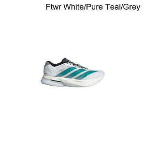 (���) �A�f�B�_�X �����Y �A�f�B�[�� �{�X�g�� 13 �����j���O �V���[�Y - �����Y Adidas men Adizero Boston 13 Running Shoe - Men's Ftwr White/Pure Teal/Grey