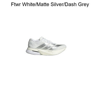(���) �A�f�B�_�X ���f�B�[�X �A�f�B�[�� �{�X�g�� 13 �����j���O �V���[�Y - �E�B�����Y Adidas women Adizero Boston 13 Running Shoe - Women's Ftwr White/Matte Silver/Dash Grey