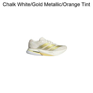 (���) �A�f�B�_�X ���f�B�[�X �A�f�B�[�� �{�X�g�� 13 �����j���O �V���[�Y - �E�B�����Y Adidas women Adizero Boston 13 Running Shoe - Women's Chalk White/Gold Metallic/Orange Tint