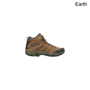(���) ������ �����Y ���A�u 3 �~�b�h �E�H�[�^�[�v���[�t �n�C�L���O �u�[�c - �����Y Merrell men Moab 3 Mid Waterproof Hiking Boot - Men's Earth