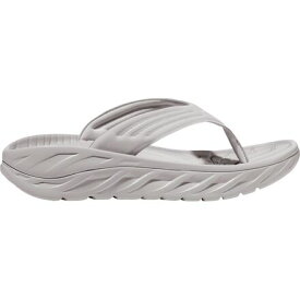 (取寄) ホカオネオネ メンズ オラ リカバリー フリップ フロップ - メンズ HOKA men Ora Recovery Flip Flop - Men's Lunar Rock/White