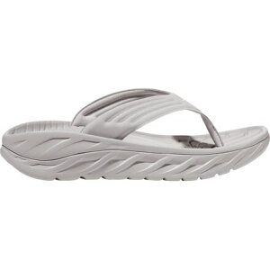(���) �z�J�I�l�I�l �����Y �I�� ���J�o���[ �t���b�v �t���b�v - �����Y HOKA men Ora Recovery Flip Flop - Men's Lunar Rock/White