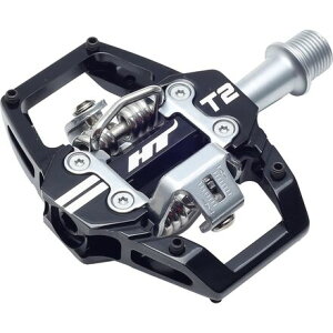 (���) HT�R���|�[�l���c T2 �e�B�[ �N���b�v���X �y�_���Y HT Components T2 Ti Clipless Pedals Black