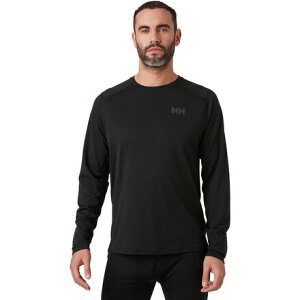 (���) �w���[�n���Z�� �����Y ���t�@ �A�N�e�B�u �N���[ �g�b�v - �����Y Helly Hansen men Lifa Active Crew Top - Men's Black