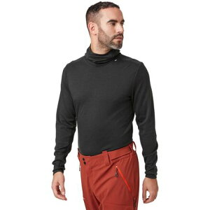 (���) �w���[�n���Z�� �����Y ���t�@ �����m �~�b�h�E�G�C�g �u�[�f�B - �����Y Helly Hansen men Lifa Merino Midweight Hoodie - Men's Black