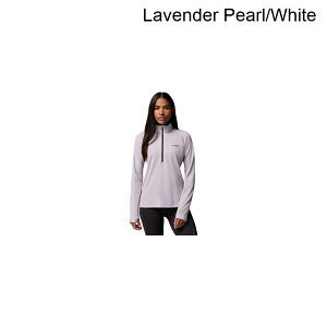 (���) �R�����r�A ���f�B�[�X 1/2-�W�b�v �g�b�v - �E�B�����Y Columbia women DriVenture 1/2-Zip Top - Women's Lavender Pearl/White