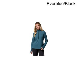 (���) �R�����r�A ���f�B�[�X 1/2-�W�b�v �g�b�v - �E�B�����Y Columbia women DriVenture 1/2-Zip Top - Women's Everblue/Black