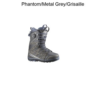 (���) �T������ X �A�v���[�` ���[�X SJ �{�A �X�m�[�{�[�h �u�[�c - Salomon X Approach Lace SJ BOA Snowboard Boot - 2026 Phantom/Metal Grey/Grisaille