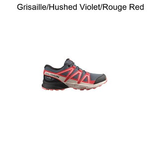(���) �T������ �L�b�Y �X�s�[�h�N���X Wp �V���[�Y - �L�b�Y Salomon kids Speedcross WP Shoe - Kids' Grisaille/Hushed Violet/Rouge Red