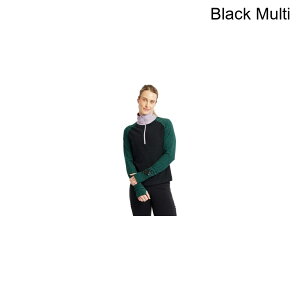 (���) ���f�B�[�X ���b�N�X 1/2-�W�b�v �g�b�v - �E�B�����Y Oiselle women Lux 1/2-Zip Top - Women's Black Multi