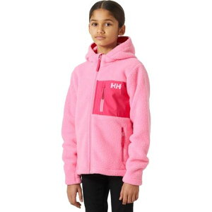 (���) �w���[�n���Z�� �L�b�Y JR �`�����v �p�C�� �W���P�b�g - �L�b�Y Helly Hansen kids Jr Champ Pile Jacket - Kids' Sugar Pink