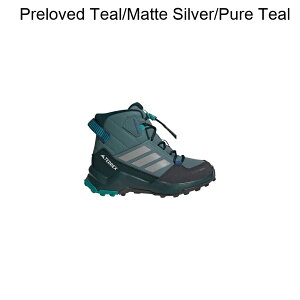 (���) �A�f�B�_�X�e���b�N�X ���g���L�b�Y �~�b�h �V���[�Y - ���g�� �L�b�Y Adidas TERREX little kids AX4R CW+ Mid Shoe - Little Kids' Preloved Teal/Matte Silver/Pure Teal