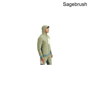 (���) �u���b�N�X�g���b�v �����Y �t��-�W�b�v �g�b�v - �����Y BlackStrap men Tribrid Full-Zip Top - Men's Sagebrush