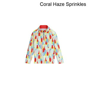 (���) �X�p�C�_�[ �g�h���[ ���t���N�g 1/2-�W�b�v �g�b�v - �g�b�h���[ Spyder toddler Reflect 1/2-Zip Top - Toddlers' Coral Haze Sprinkles