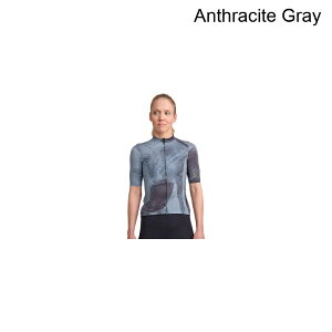 (���) �V�}�m ���f�B�[�X �C�o���u �R���T �V���[�g �X���[�u �W���[�W - �E�B�����Y Shimano women Evolve Corsa Short Sleeve Jersey - Women's Anthracite Gray