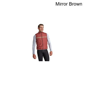 (���) �V�}�m �����Y �C�o���u �v���[�} �E�B���h �x�X�g - �����Y Shimano men Evolve Prima Wind Vest - Men's Mirror Brown