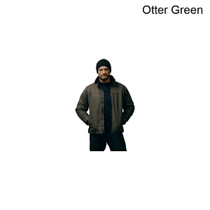 (���) �t�B���\�� �����Y �e�B�� �N���X �v���}���t�g �W���P�b�g - �����Y Filson men Tin Cloth Primaloft Jacket - Men's Otter Green