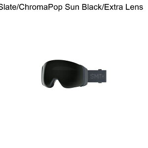 (���) �X�~�X 4D �}�O �N���}�|�b�v �S�[�O���Y + �G�N�X�g�� �����Y Smith 4D MAG ChromaPop Goggles + Extra Lens Slate/ChromaPop Sun Black/Extra Lens