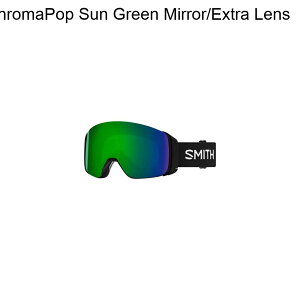 (���) �X�~�X 4D �}�O �N���}�|�b�v �S�[�O���Y + �G�N�X�g�� �����Y Smith 4D MAG ChromaPop Goggles + Extra Lens Black/ChromaPop Sun Green Mirror/Extra Lens