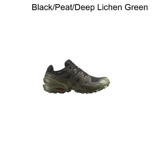 (���) �T������ �����Y �X�s�[�h�N���X 6 Gtx �g���C�� �����j���O �V���[�Y - �����Y Salomon men Speedcross 6 GTX Trail Running Shoe - Men's Black/Peat/Deep Lichen Green