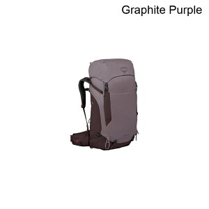 (���) �I�X�v���[�p�b�N ���f�B�[�X �J�C�g Lt 65L �o�b�N�p�b�N - �E�B�����Y Osprey Packs women Kyte LT 65L Backpack - Women's Graphite Purple