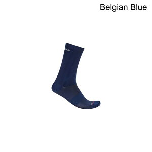 (���) �J�X�e�� �G�A�� ���[�X �v�� 20 �\�b�N Castelli Aero Race Pro 20 Sock Belgian Blue