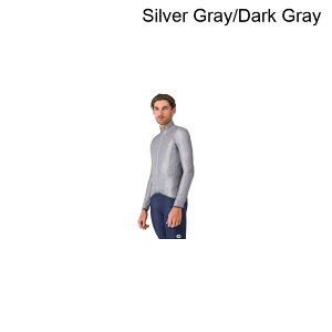 (���) �J�X�e�� �����Y �A���A �V�F�� 2 �W���P�b�g - �����Y Castelli men Aria Shell 2 Jacket - Men's Silver Gray/Dark Gray